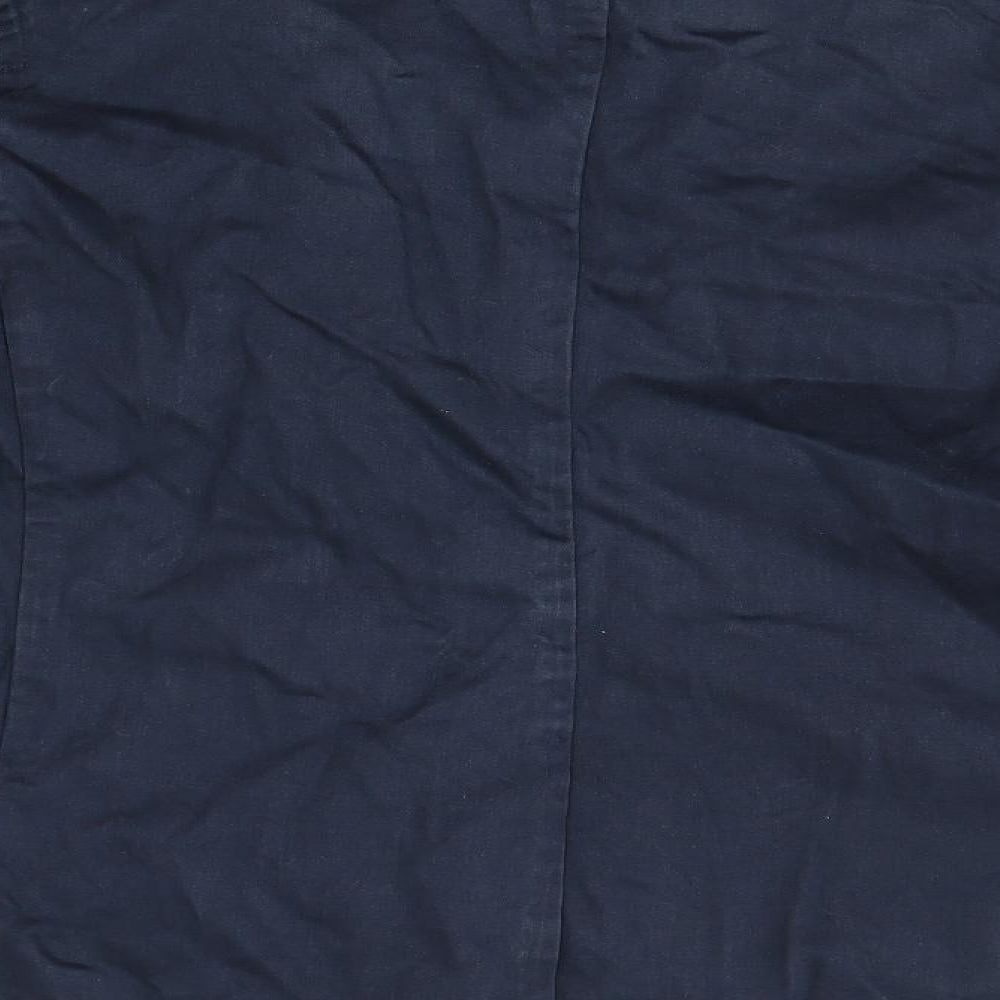 Capture Womens Blue Jacket Coat Size M