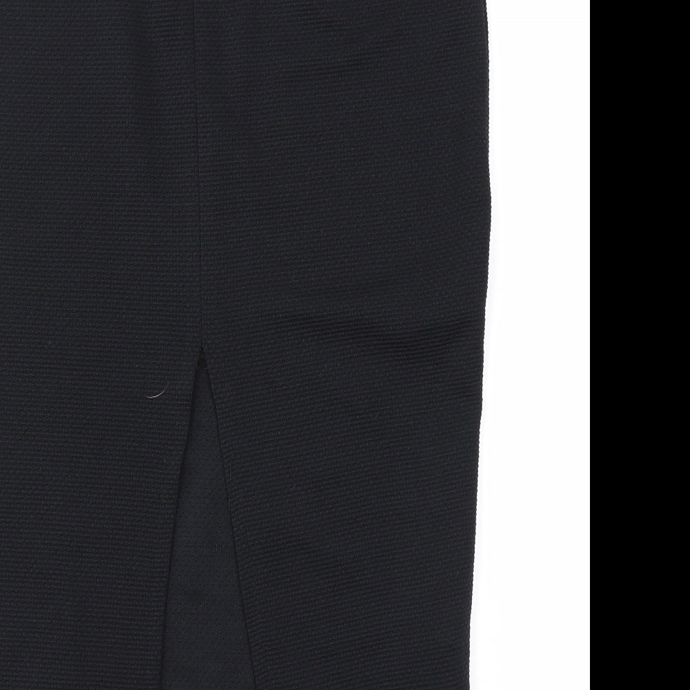 Primark Womens Black Polyester Straight & Pencil Skirt Size 10