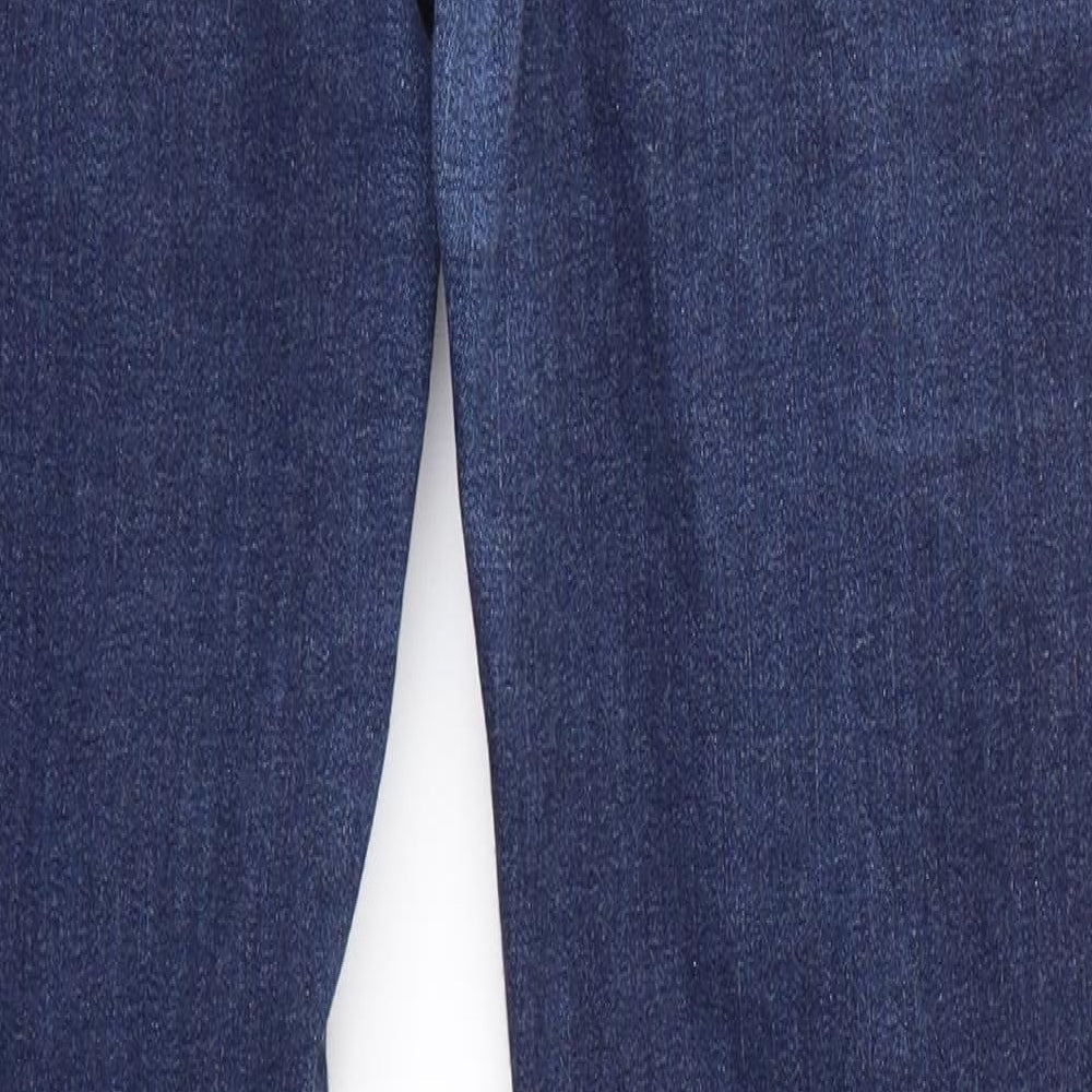 TU Womens Blue Cotton Skinny Jeans Size 10 L27 in Regular