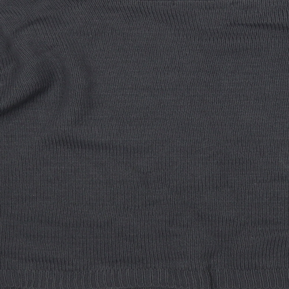 In the Style Womens Grey Round Neck Acrylic Pullover Jumper Size 14