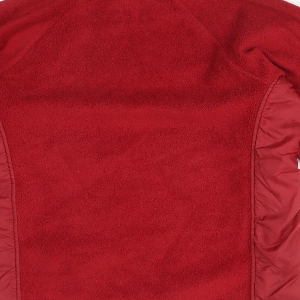 Rebel Girls Red High Neck Polyester Pullover Jumper Size 12 Years