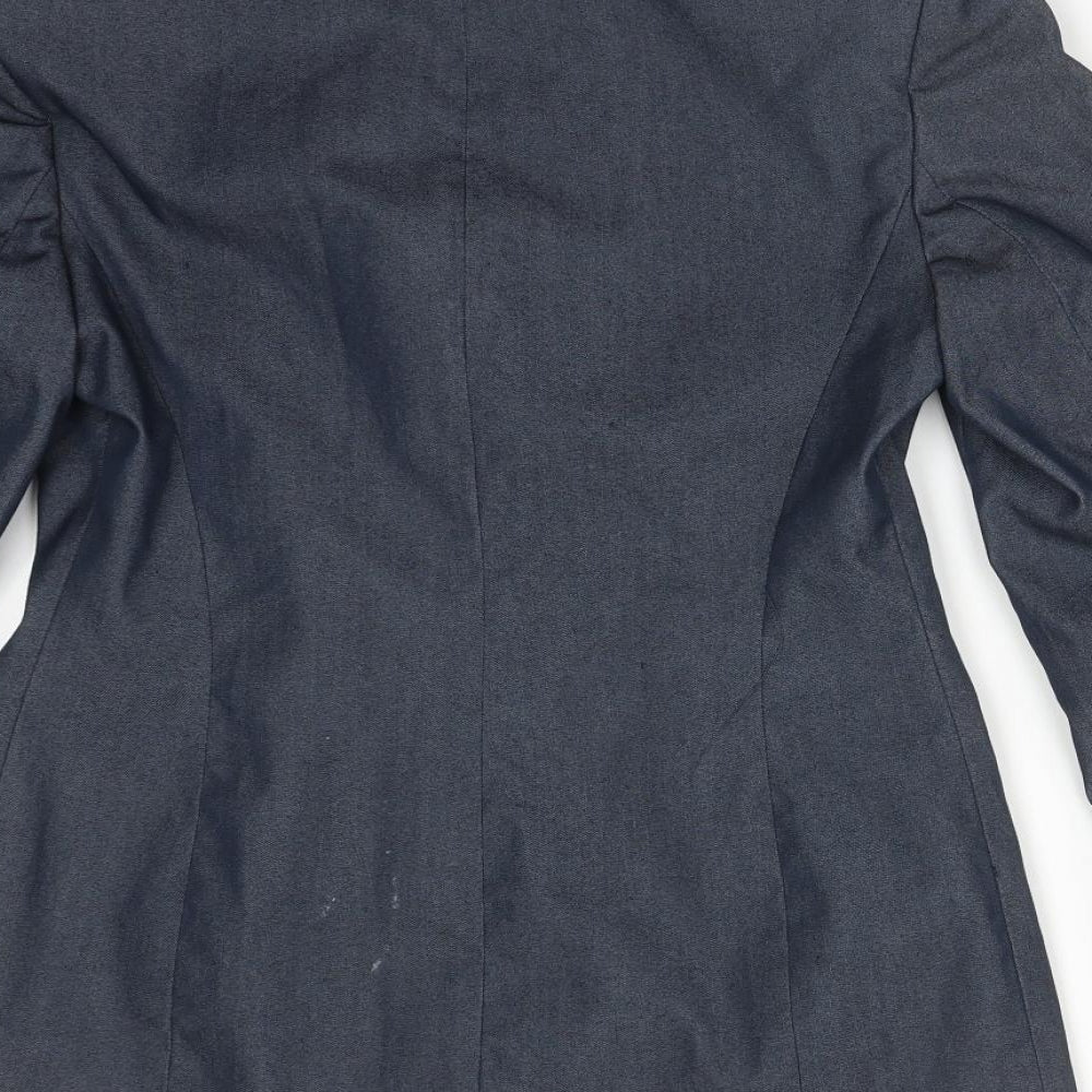 Debenhams Womens Blue Polyester Jacket Suit Jacket Size 8
