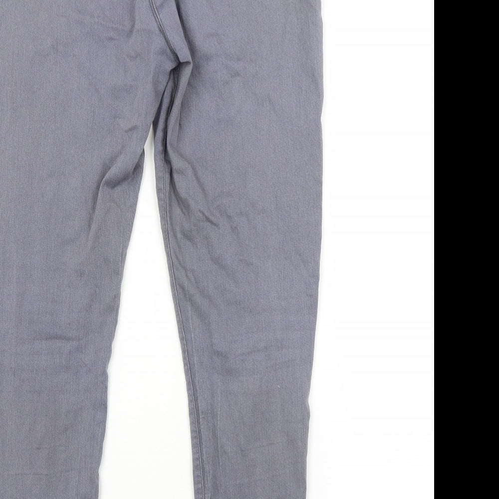 Preworn Womens Blue Cotton Jegging Jeans Size 14 L26 in Regular