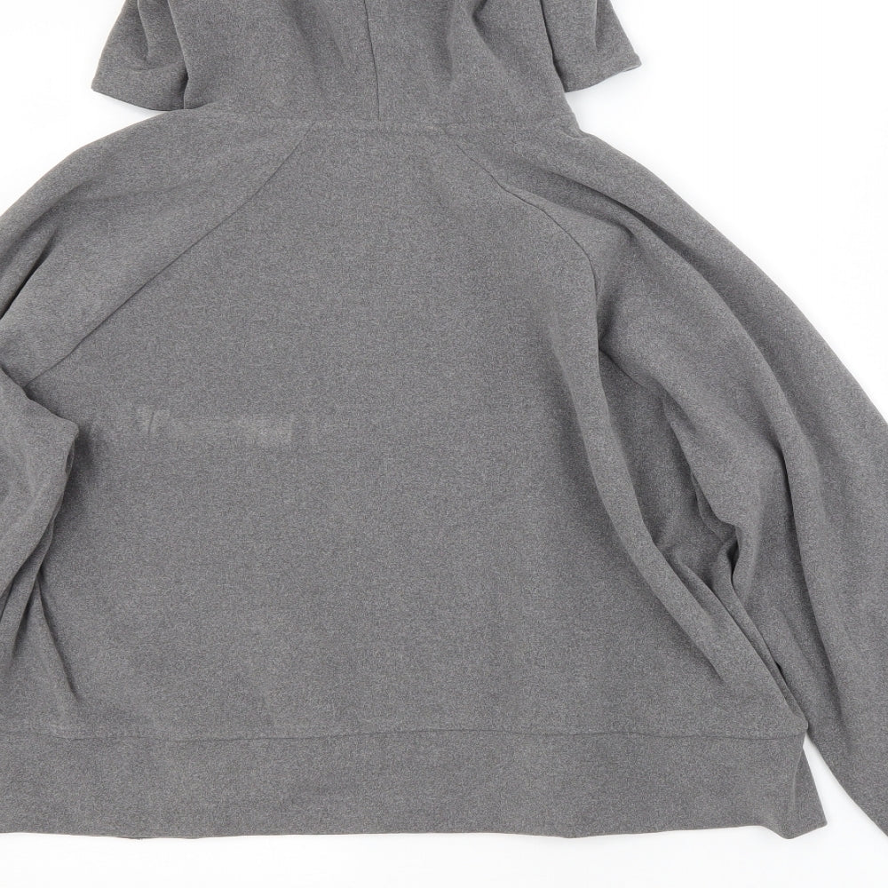 Primark Womens Grey Polyester Pullover Hoodie Size 10