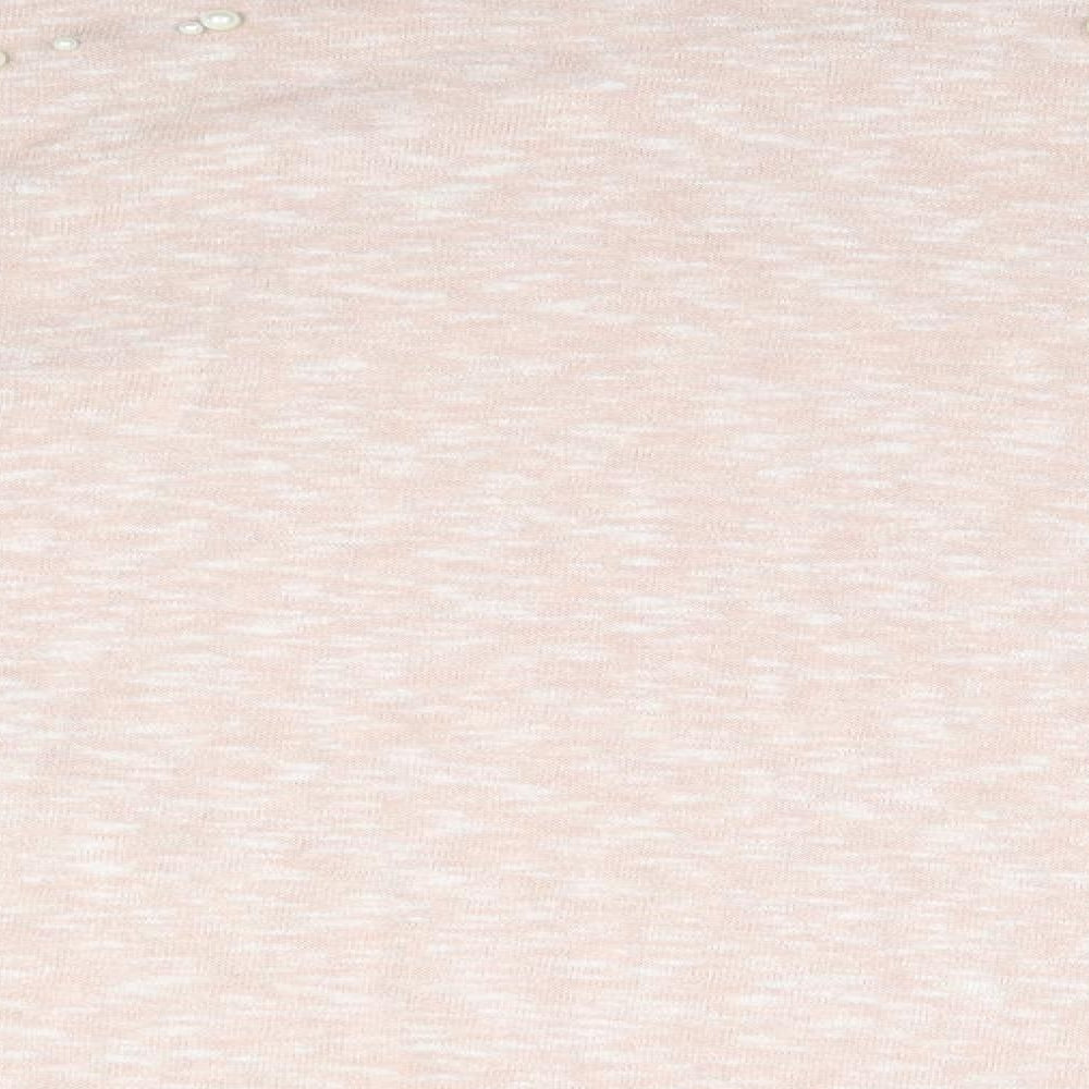 Divided Womens Beige High Neck Polyester Pullover Jumper Size S