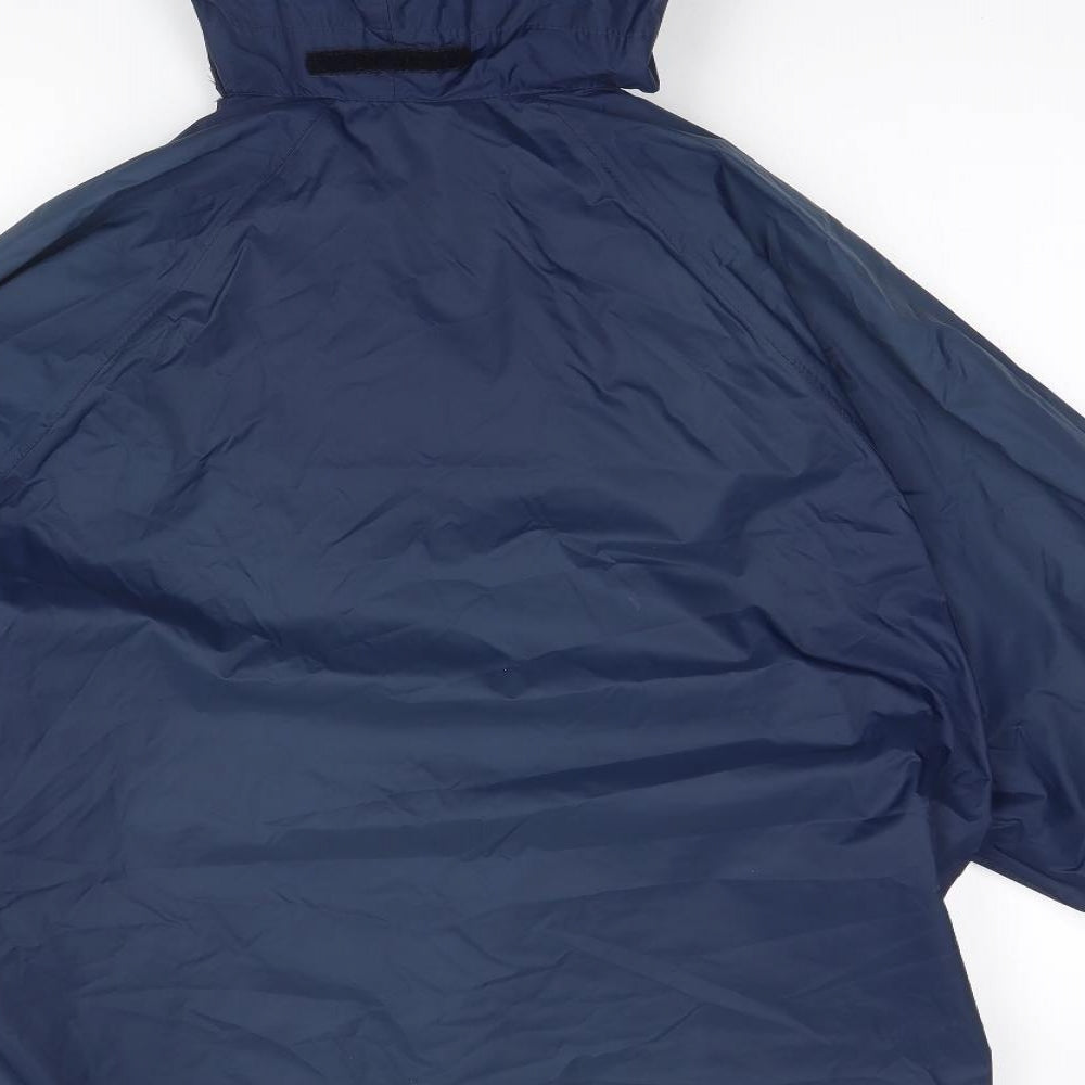 Marks & Spencer Mens Blue Rain Coat Coat Size S