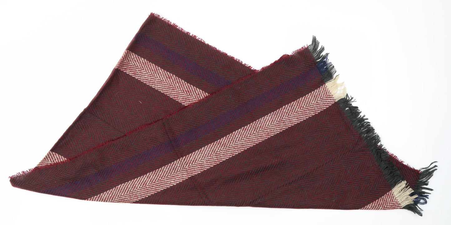 Preworn Unisex Multicoloured Acrylic Scarf