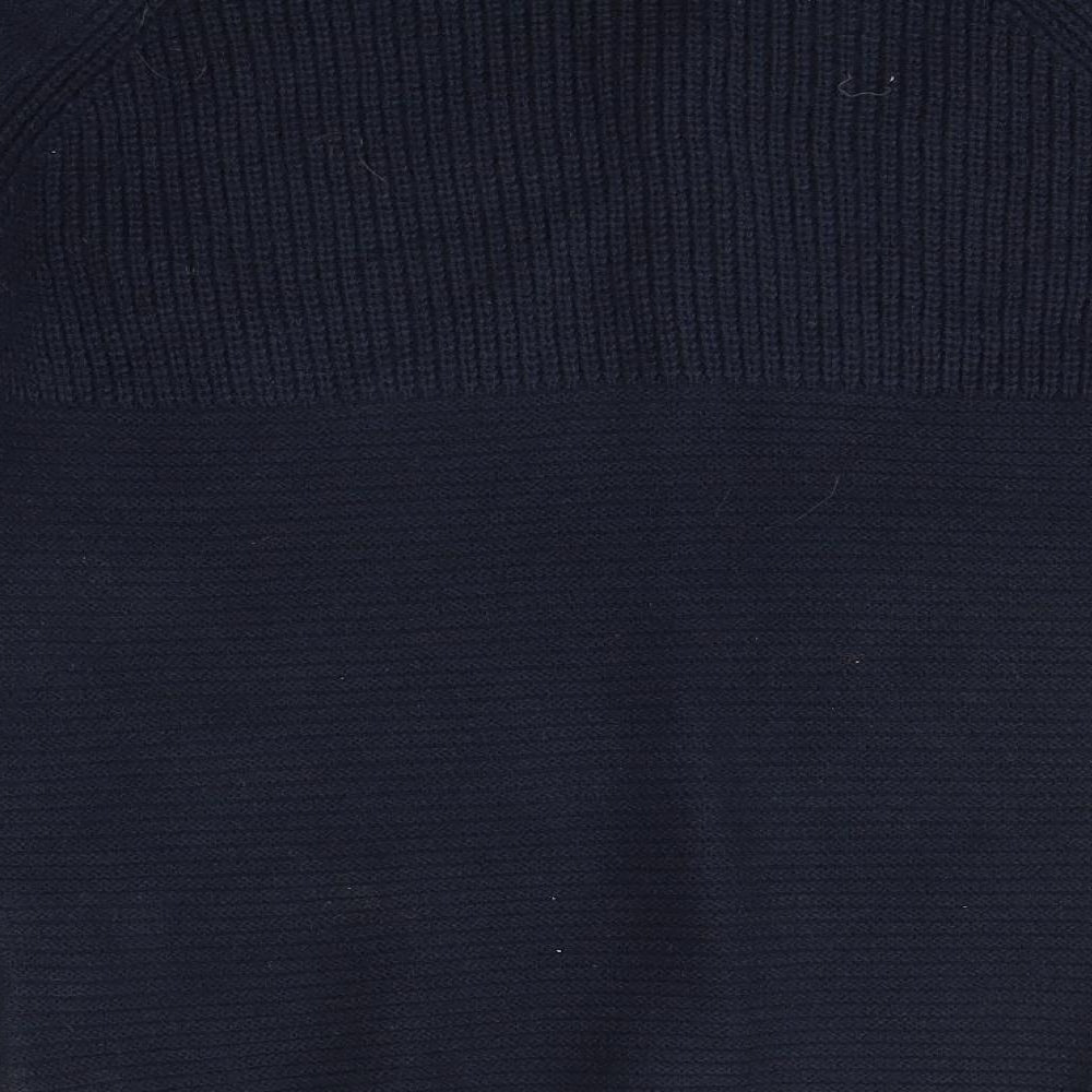 Debenhams Womens Blue Round Neck Acrylic Pullover Jumper Size 6