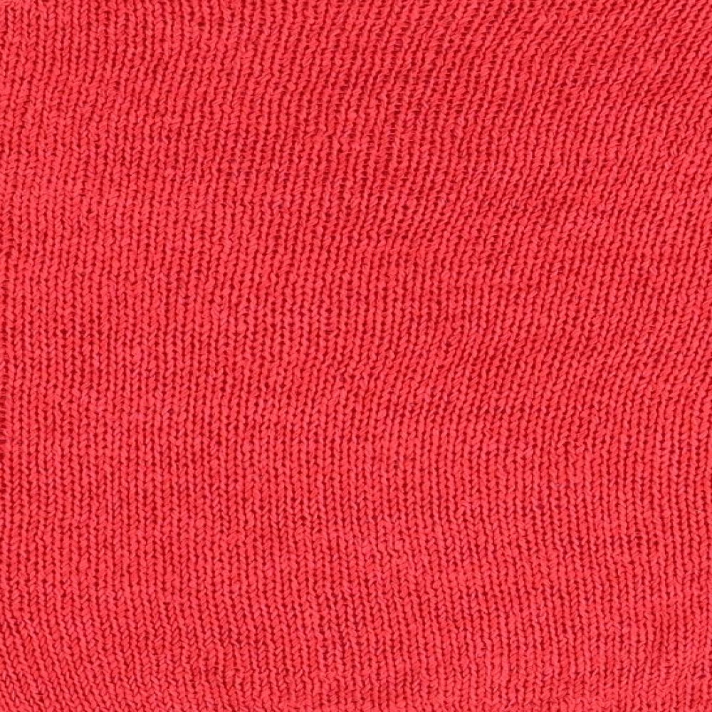 Rainbow Womens Red Round Neck Acrylic Pullover Jumper Size M