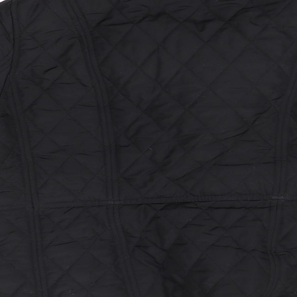 Weatherproof Womens Black Overcoat Coat Size L
