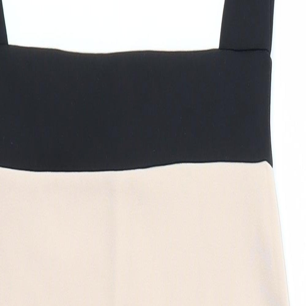 Boohoo Womens Multicoloured Polyester Bodycon Size 6 Round Neck