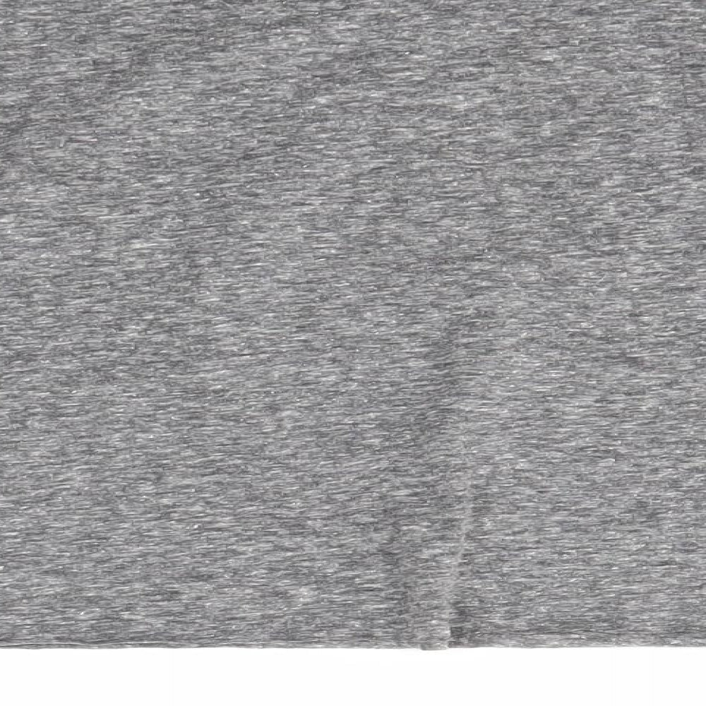 New Look Womens Grey Polyester Basic Blouse Size 10 Round Neck