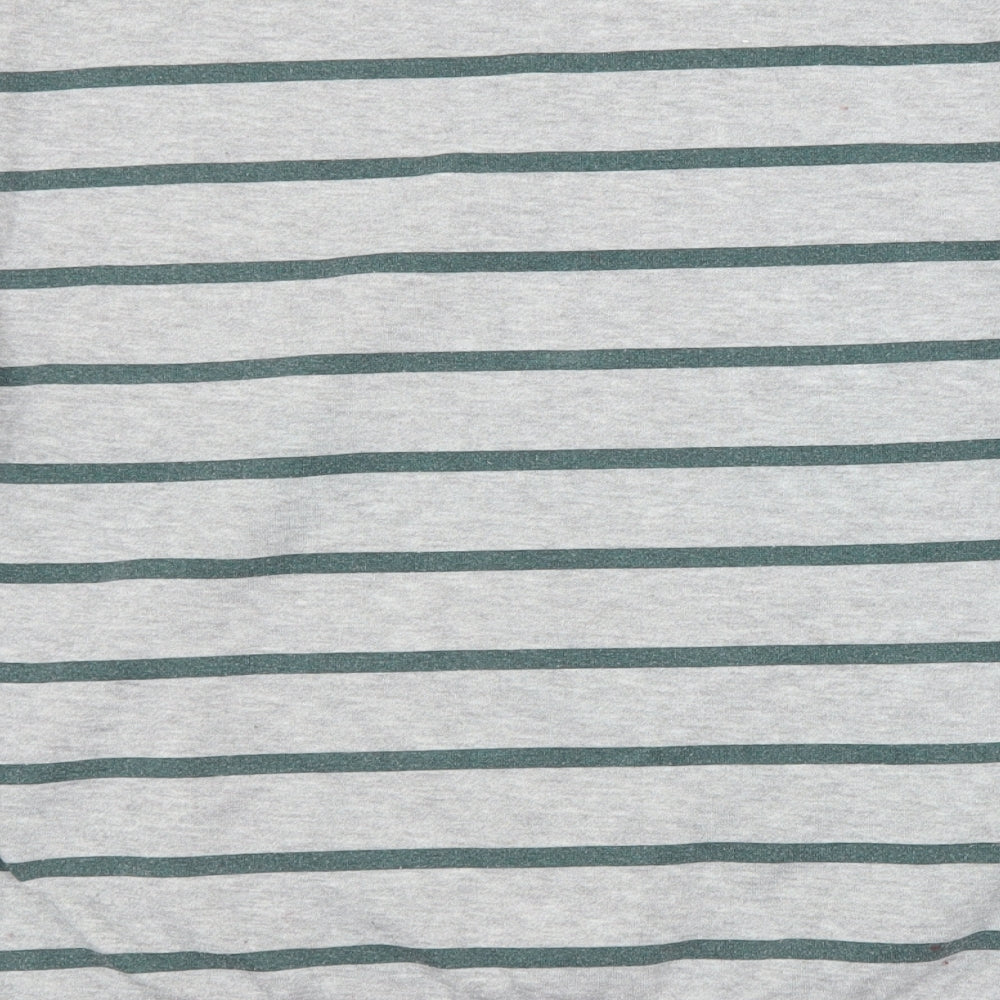 Primark Womens Grey Striped Polyester Pullover Sweatshirt Size 10 - HARRY POTTER