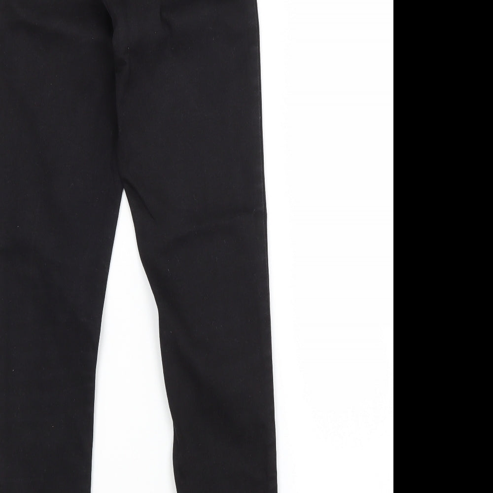 Primark Womens Black Cotton Skinny Jeans Size 10 L27 in Regular