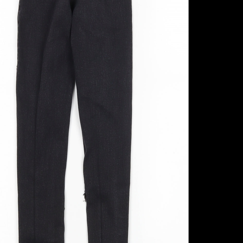 Topshop Womens Black Cotton Skinny Jeans Size 25 in L28 in Regular