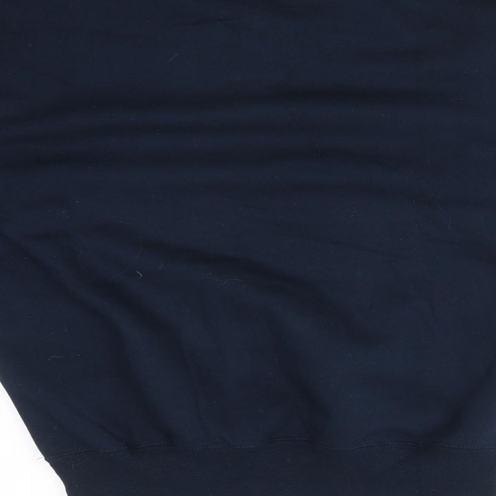 BARATEC Mens Blue Polyester Pullover Sweatshirt Size XS