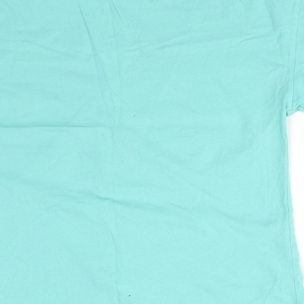 Marks & Spencer Womens Green Solid Cotton Pyjama Top Size 10 - STAYCAY EVERYDAY