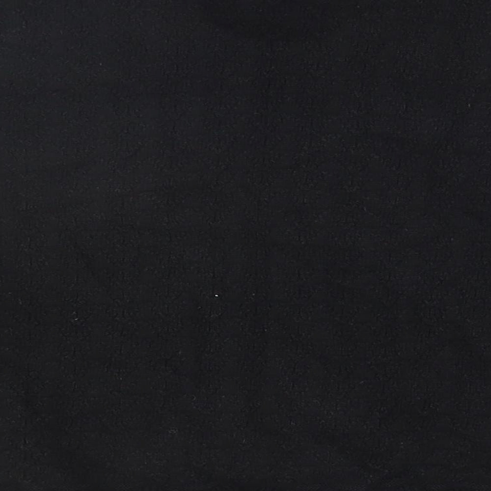 NEXT Girls Black Cotton Basic T-Shirt Size 10 Years Round Neck