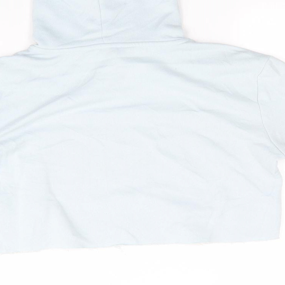 New Look 915 Generation Girls Blue Polyester Pullover Hoodie Size 12-13 Years - Pale Blue Brooklyn Cropped