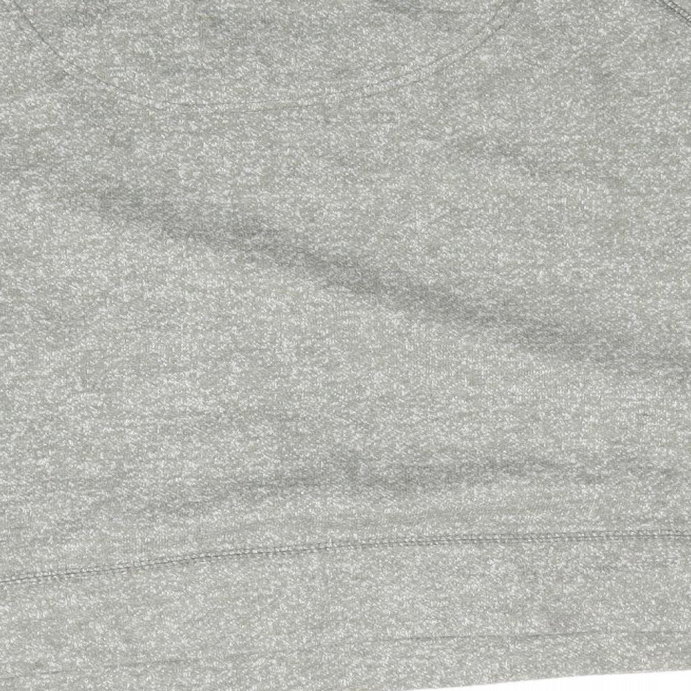 E-vie Womens Green Polyester Pullover Sweatshirt Size 10 - Green with White Fleck
