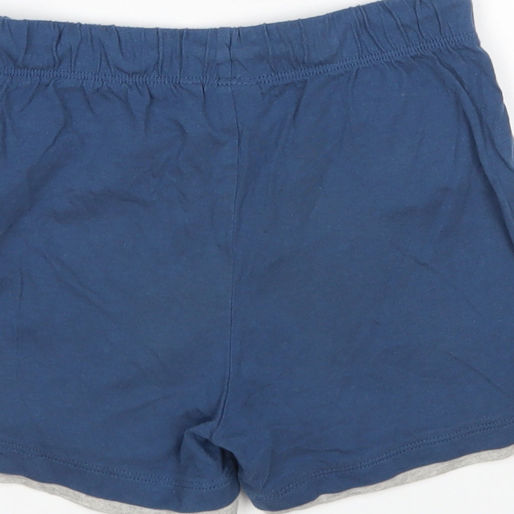 Sun City Boys Blue Cotton Sleep Shorts Size 8 Years