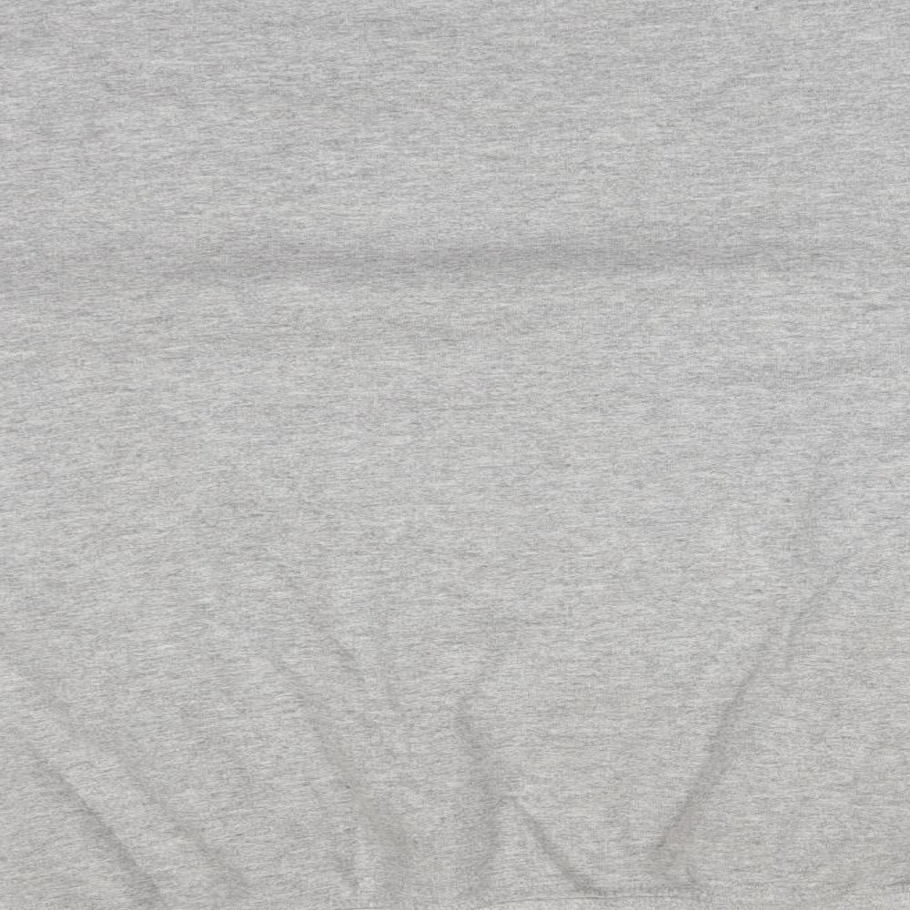 PRETTYLITTLETHING Womens Grey Polyester Pullover Sweatshirt Size M