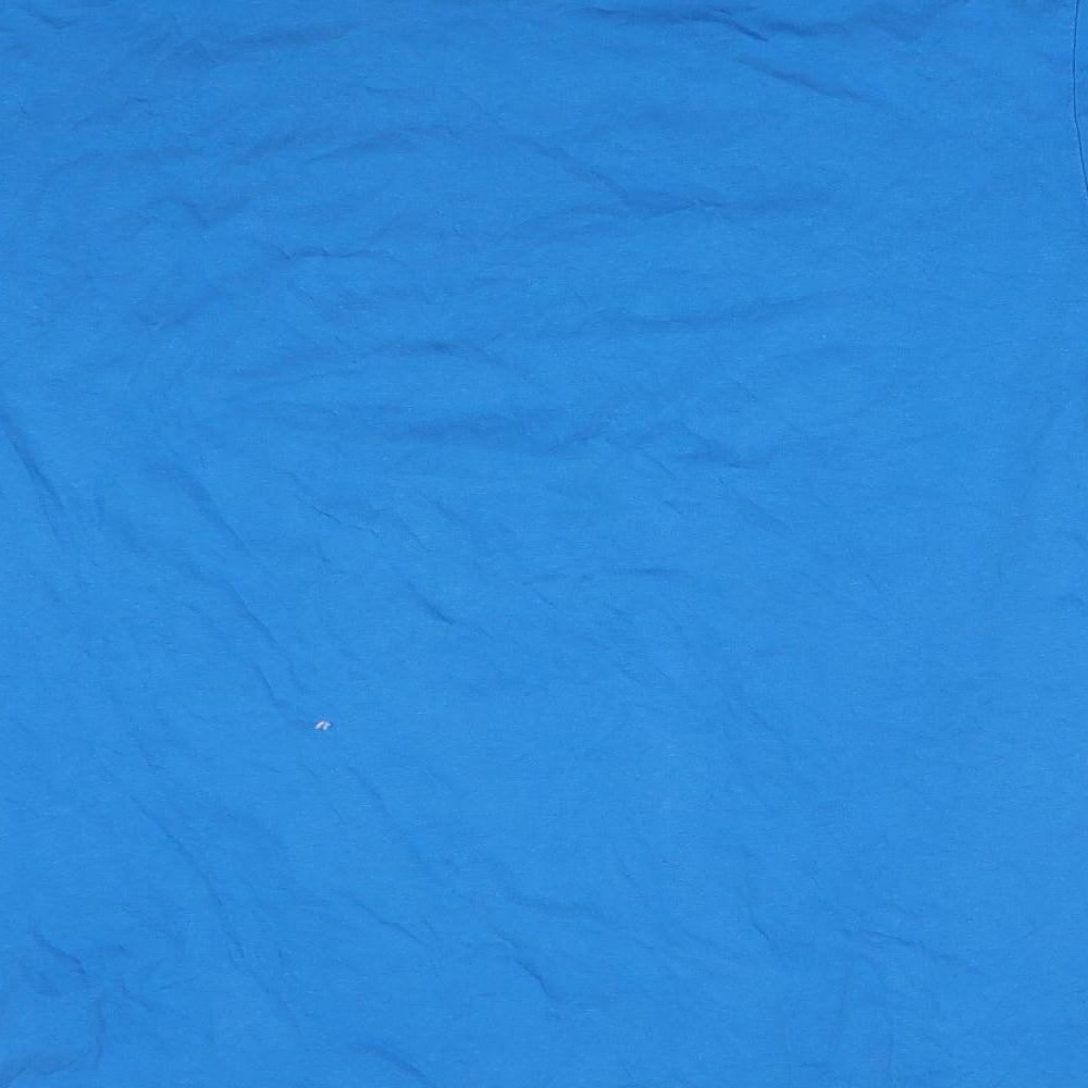 Studio Mens Blue Solid Cotton Pyjama Top Size 2XL - SURPLUS SUPPLIES