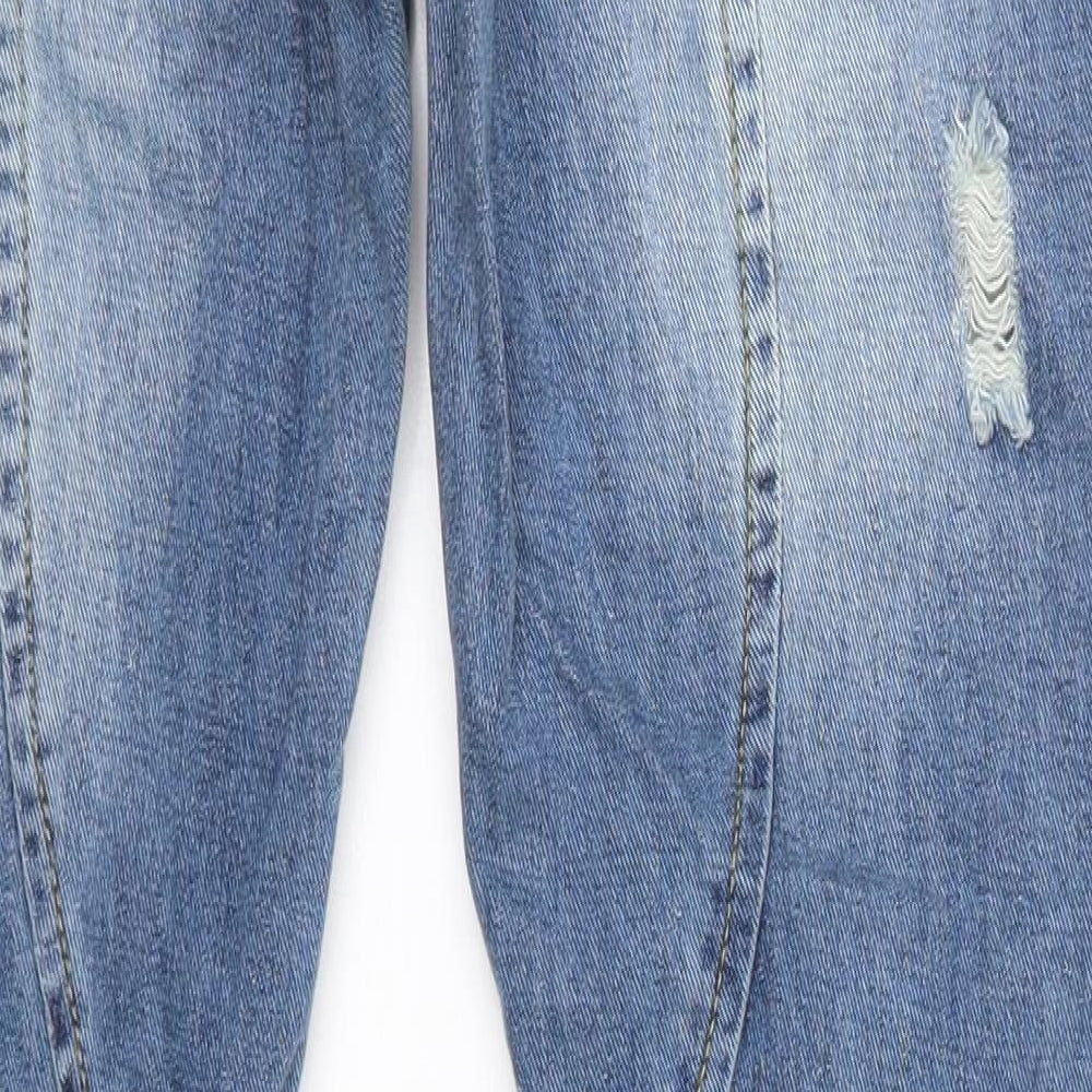 Preworn Womens Blue Cotton Skinny Jeans Size 28 in L29 in Regular