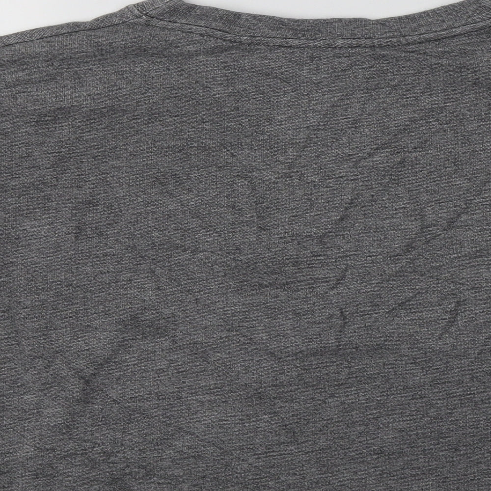 Zara Womens Grey Cotton Pullover Sweatshirt Size M