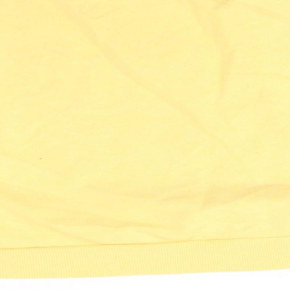 Disney at Primark Girls Yellow Animal Print Cotton Pullover Sweatshirt Size 10-11 Years - Mickey Mouse 1928