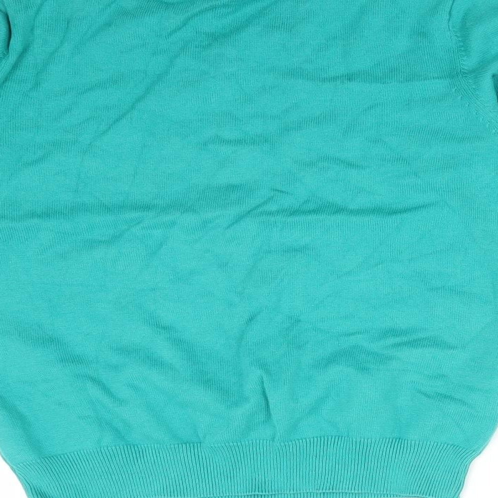 George Girls Green Cotton Pullover Sweatshirt Size 8-9 Years