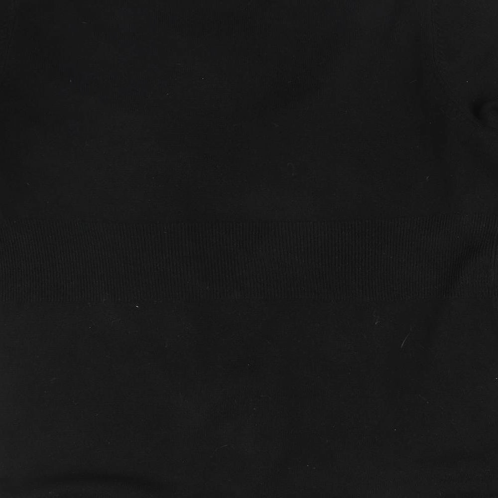 Debenhams Womens Black Acrylic Cardigan Jumper Size 18