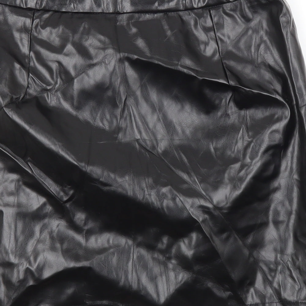 SheIn Womens Black Polyester Maxi Skirt Size S
