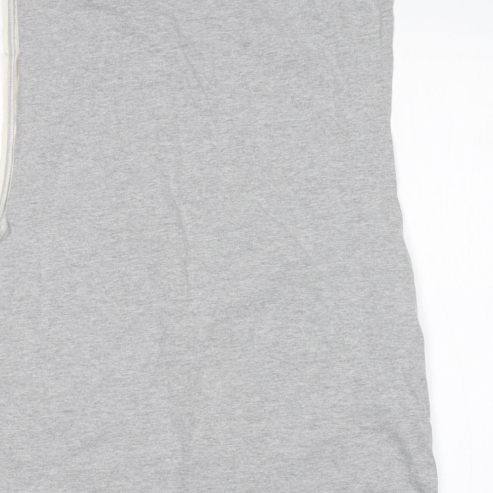 boohooMAN Mens Multicoloured Cotton Basic Tank Size L Round Neck