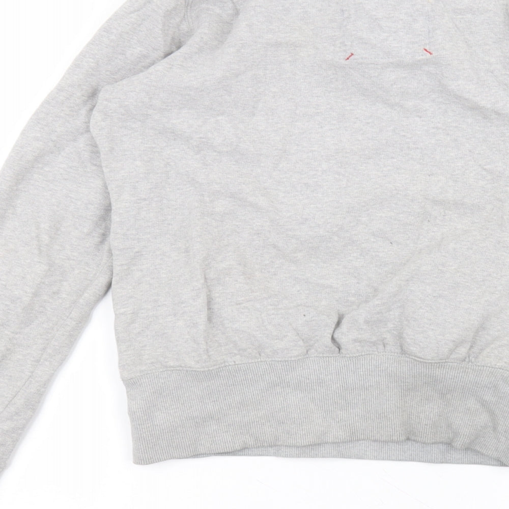 NEXT Womens Grey Round Neck Cotton Pullover Jumper Size 10