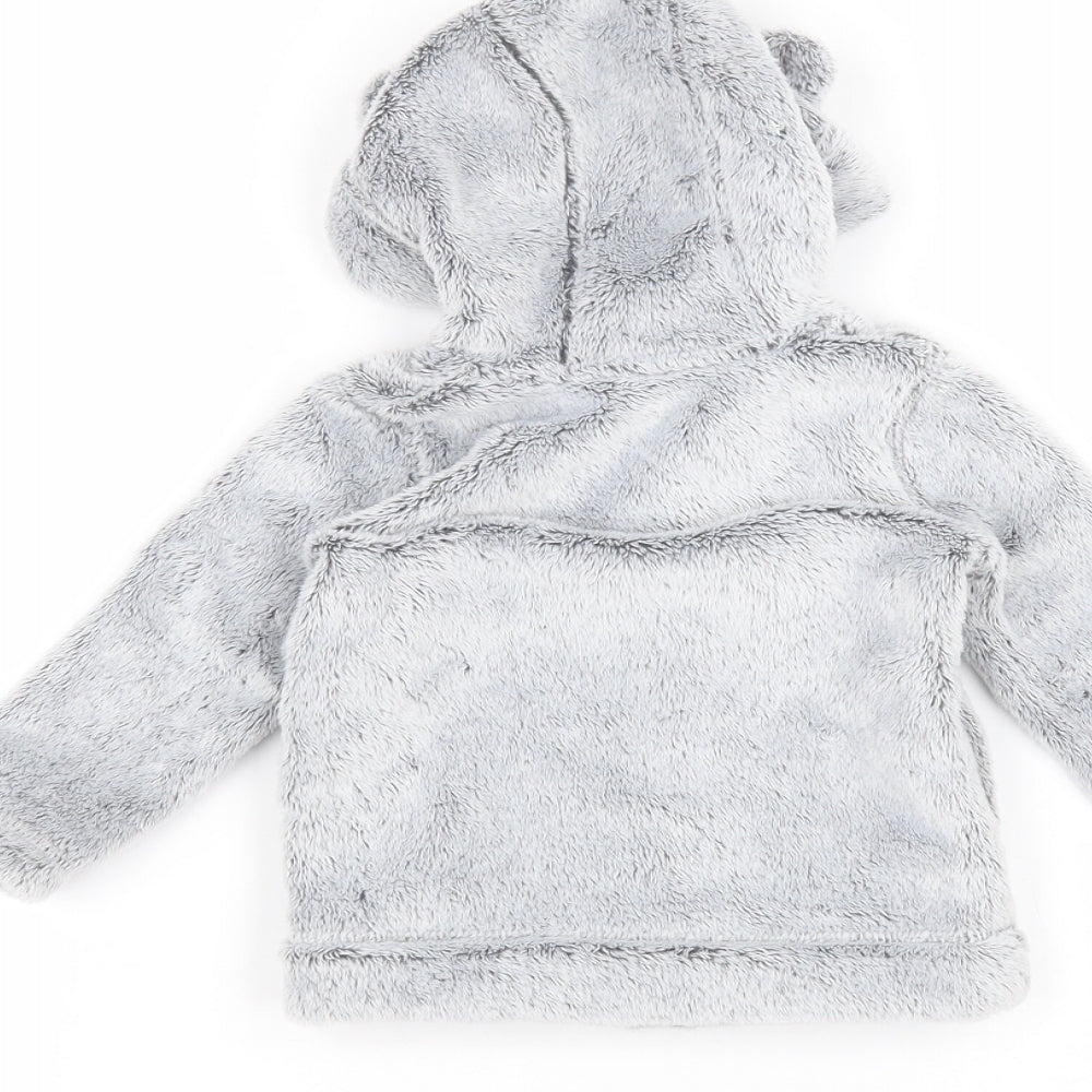 George Baby Grey Parka Coat Size 6-9 Months