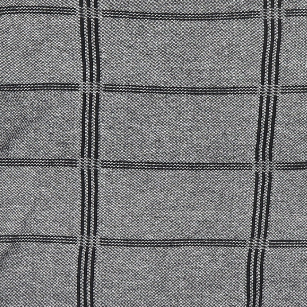 Papaya Womens Grey Round Neck Acrylic Pullover Jumper Size 8