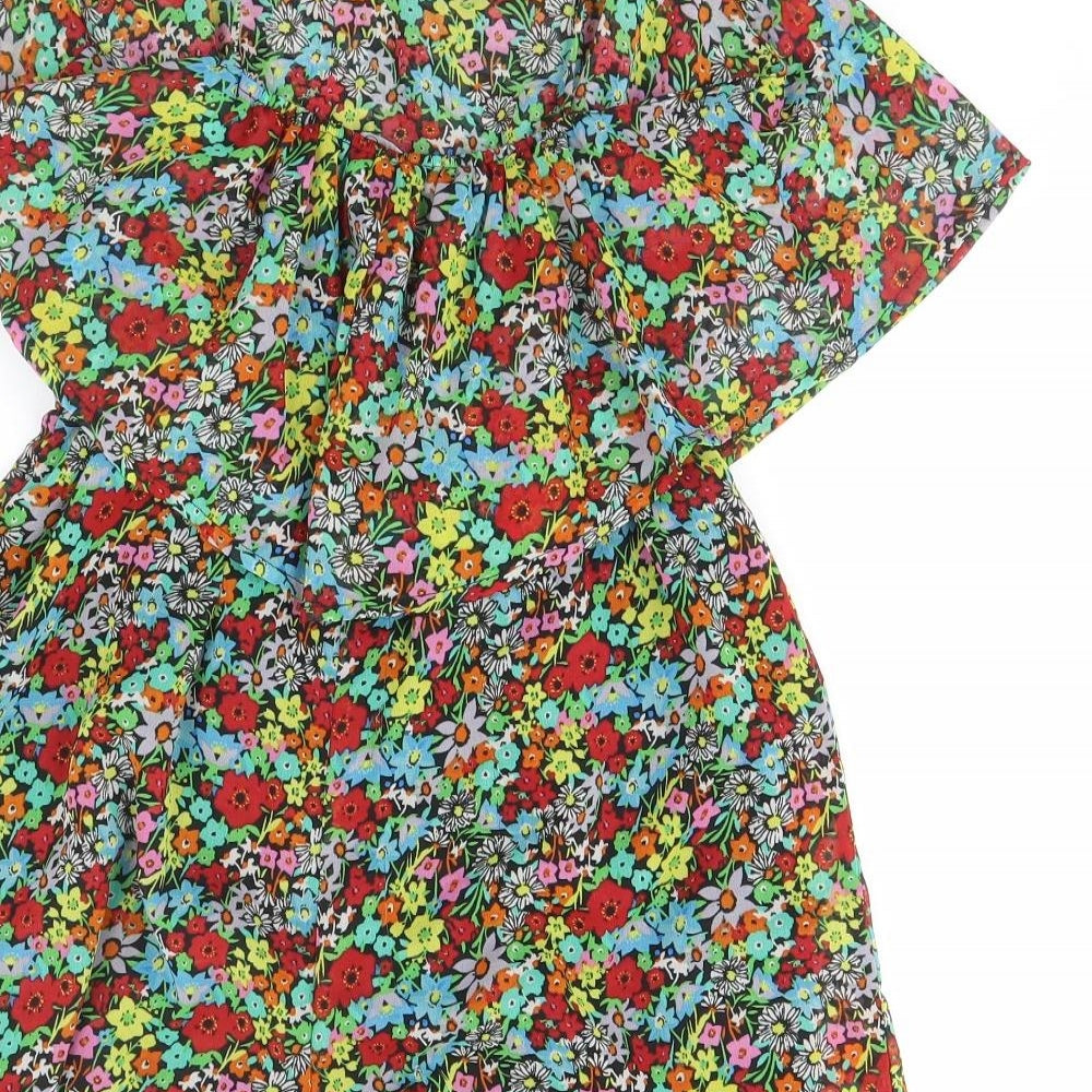 Atmosphere Womens Multicoloured Floral Jumpsuit One-Piece Size 8