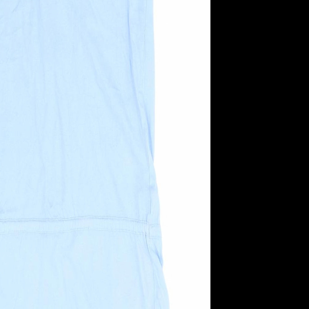 South Womens Blue Cotton Pencil Dress Size 10 Halter