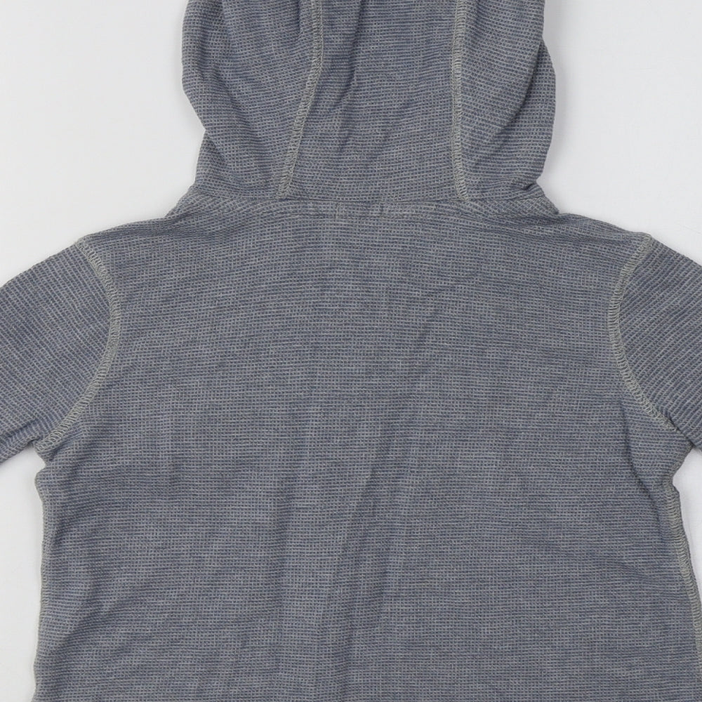 F&F Boys Blue Cotton Pullover Hoodie Size 7-8 Years