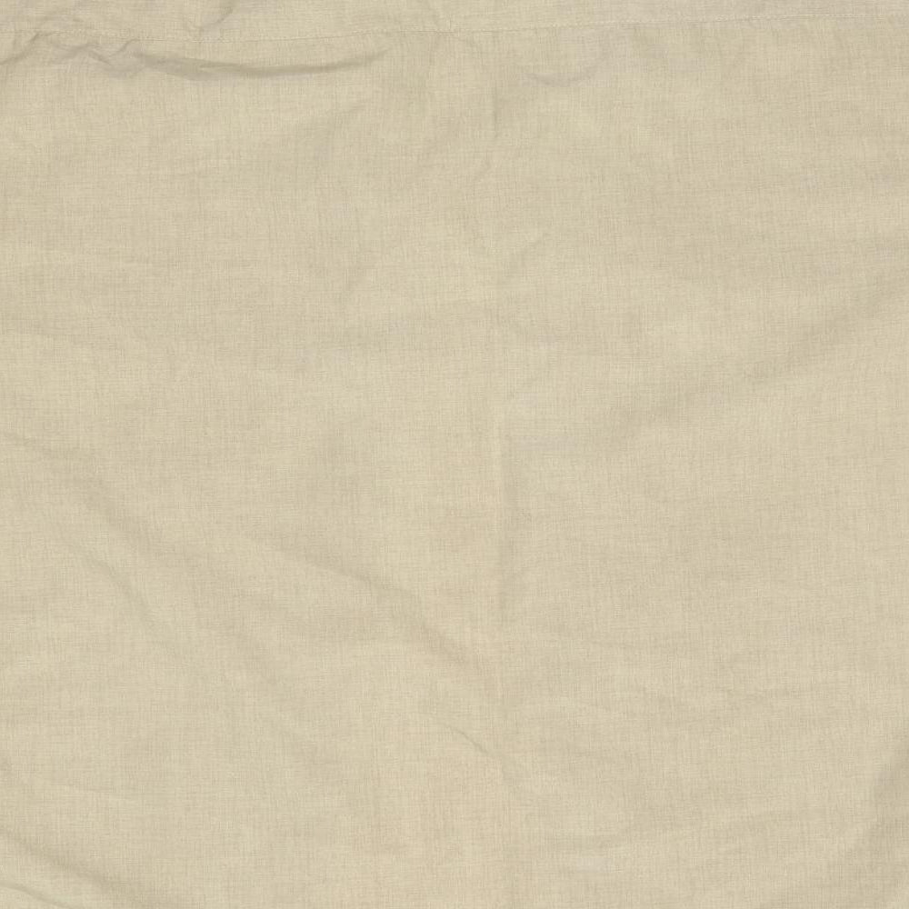 Urban Spirit Mens Beige Polyester Button-Up Size XL Collared