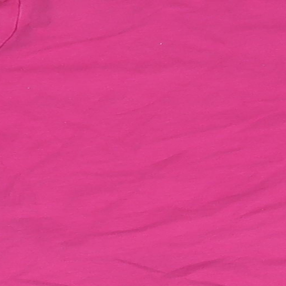 George Baby Pink Cotton Basic Blouse Size 18-24 Months Round Neck