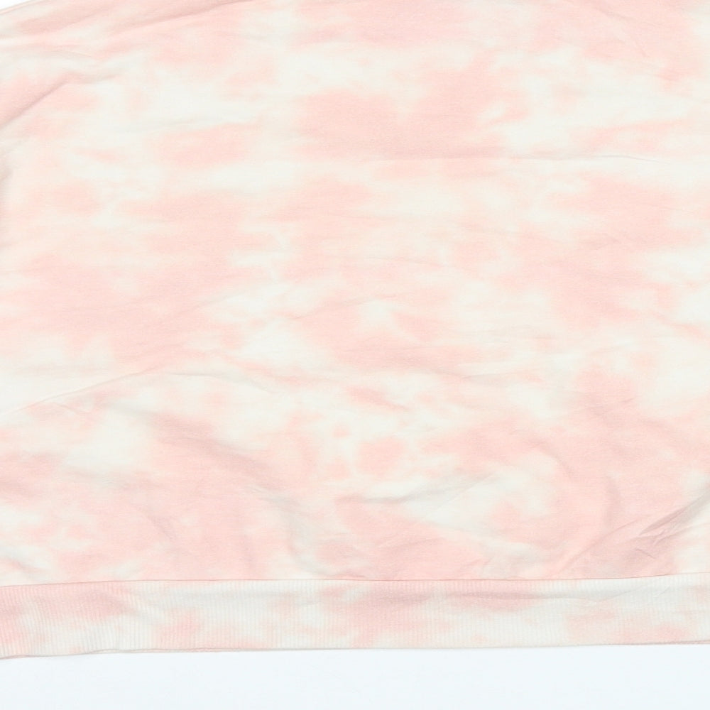 Primark Womens Pink Cotton Pullover Sweatshirt Size L