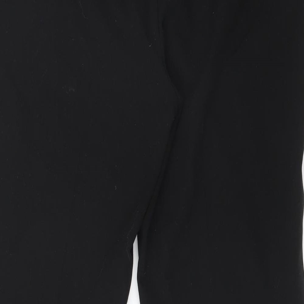 F&F Womens Black Polyester Dress Pants Trousers Size 12 L27 in Regular