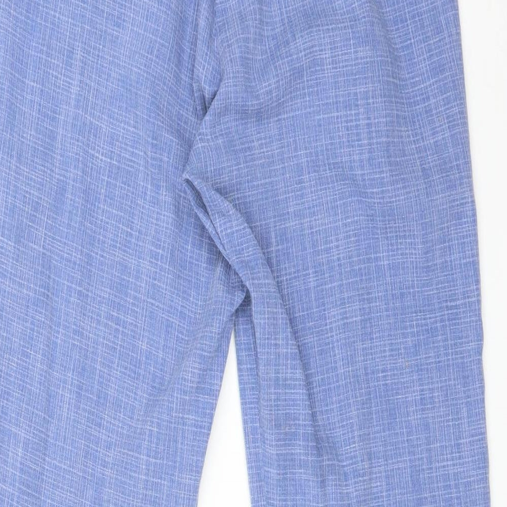 COTSWOLD Womens Blue Polyester Trousers Size 10 L29 in Regular