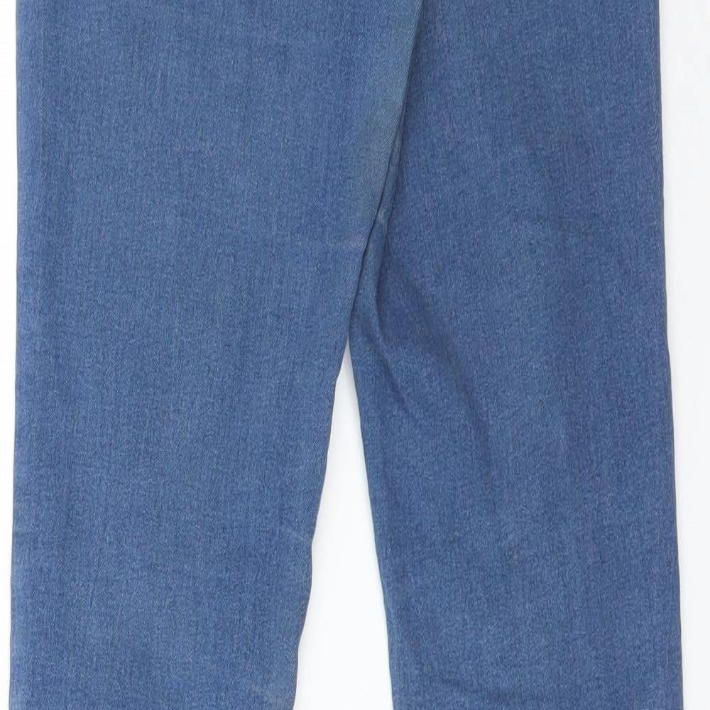 Fashion Union Womens Blue Cotton Jegging Jeans Size 6 L30 in Regular