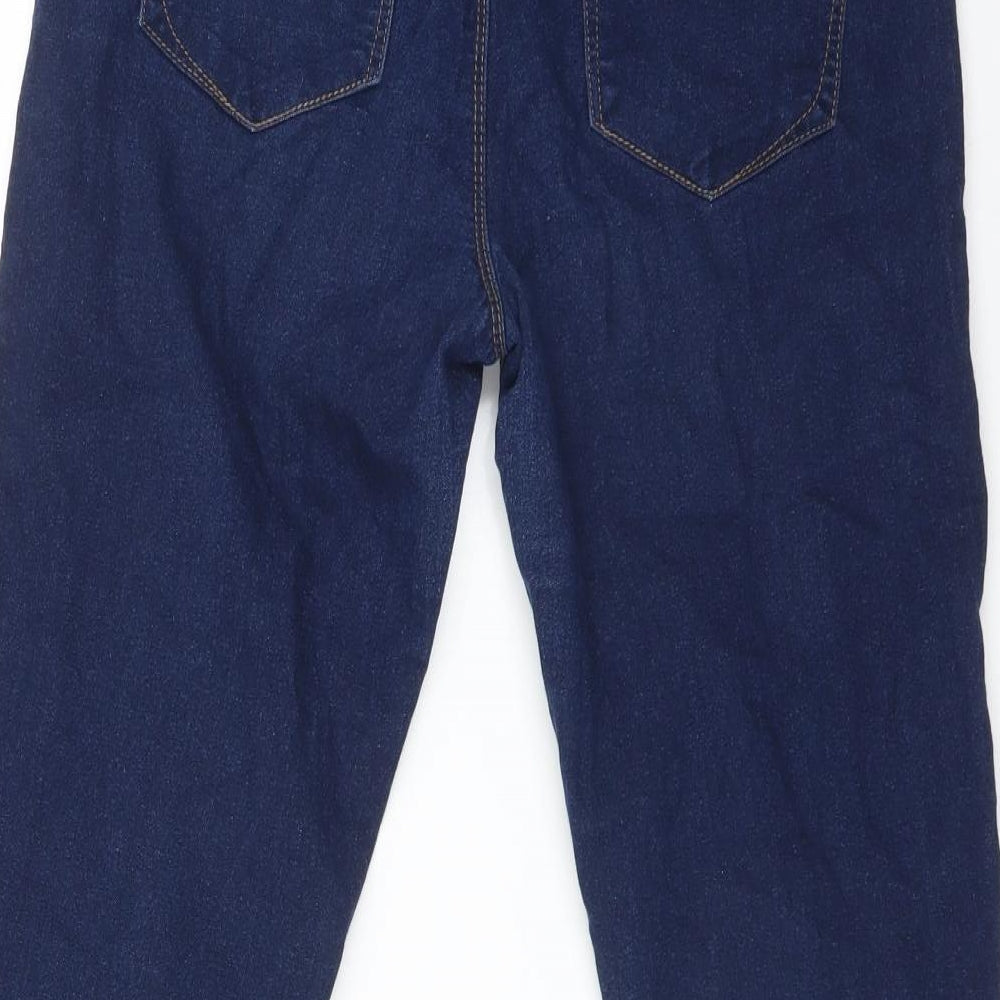 DENIM CO Womens Blue Cotton Jegging Jeans Size 8 L25 in Regular