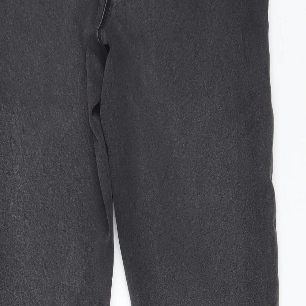 George Womens Black Cotton Skinny Jeans Size 12 L28 in Regular
