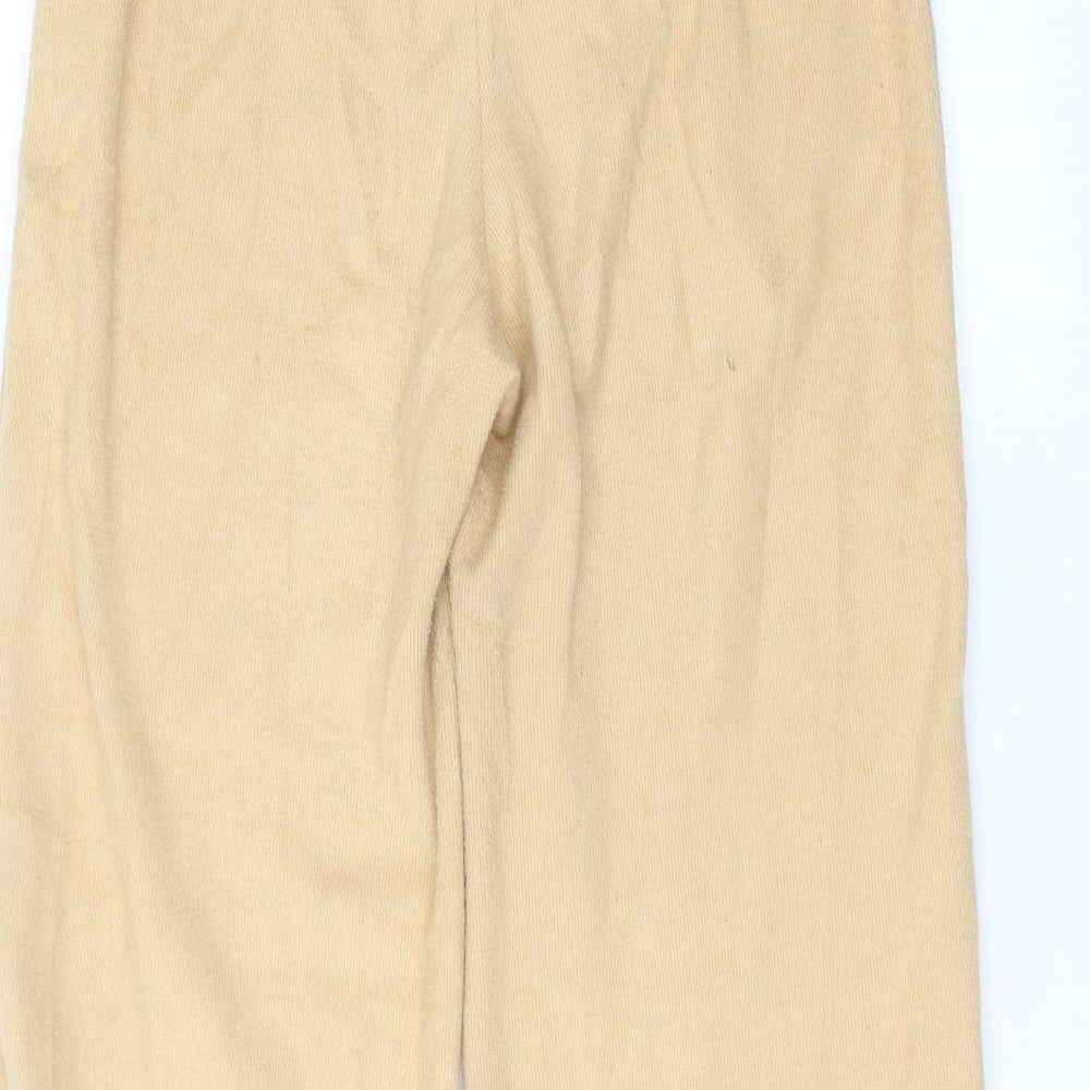 Zara Womens Brown Polyester Trousers Size M L27 in Regular
