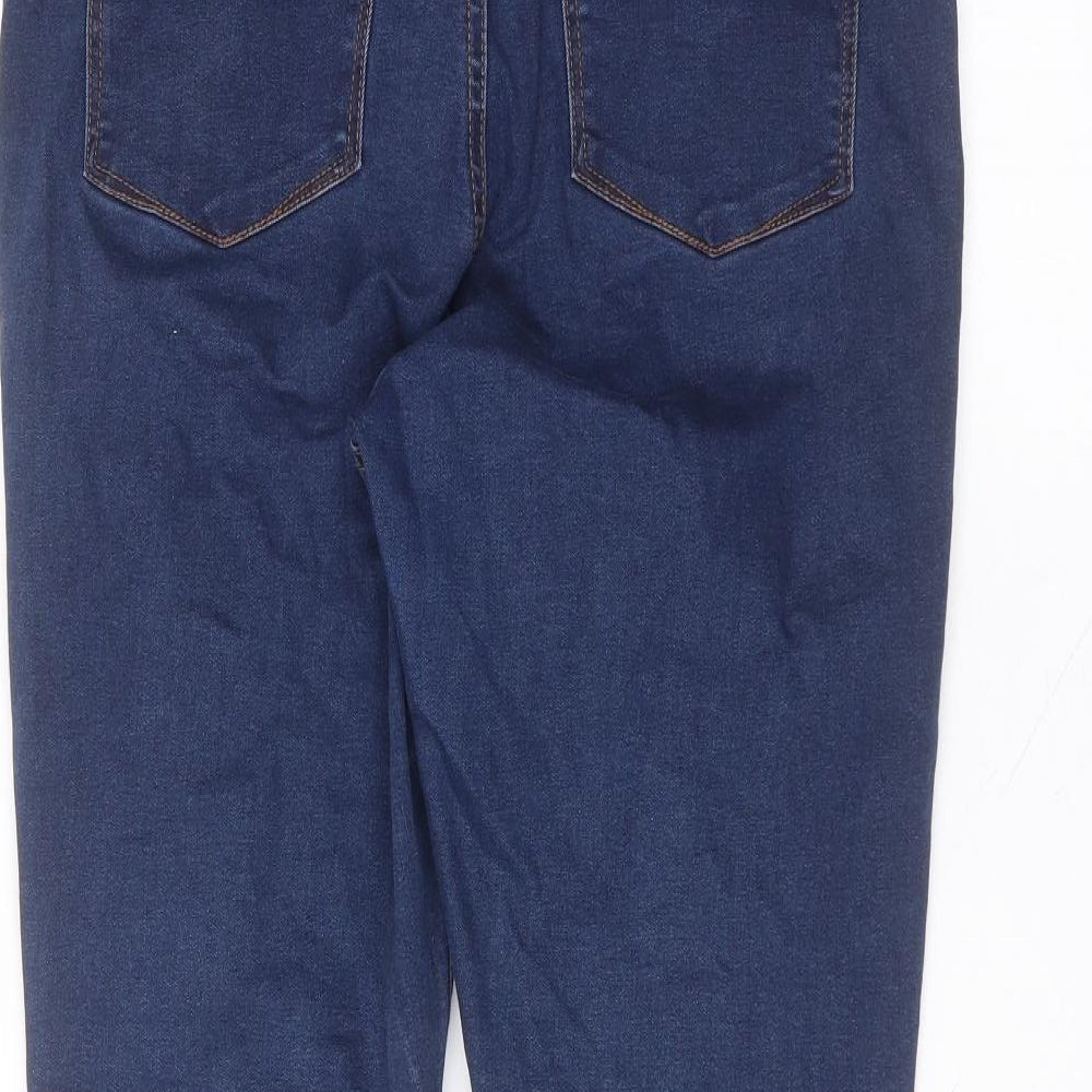 Denim & Co. Womens Blue Cotton Skinny Jeans Size 16 L25 in Regular